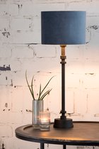 Light & Living Tafellamp Howell - 52cm - Mat Zwart - excl. kap