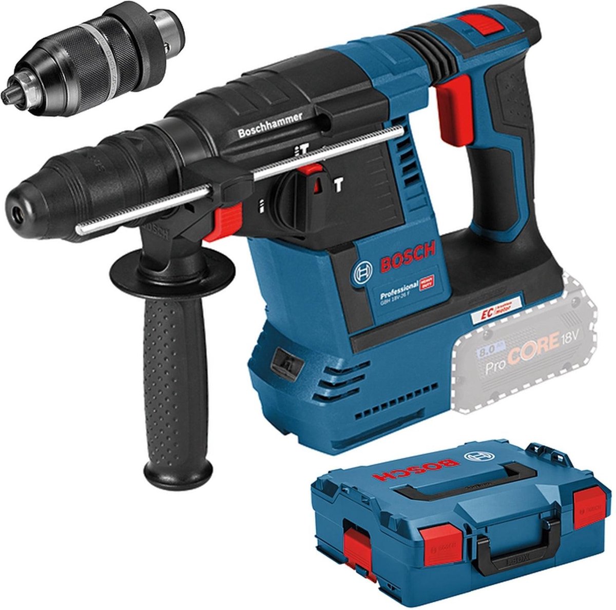 Bosch Professional Accu boorhamer GBH 18V-26 F (C&G Accu en Lader niet meegeleverd)
