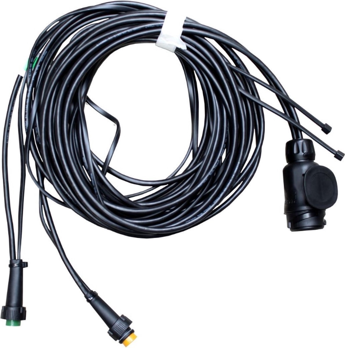 Aspock kabel 13 polig 5 meter bajonet 5-polig met aftakkingen 3 meter