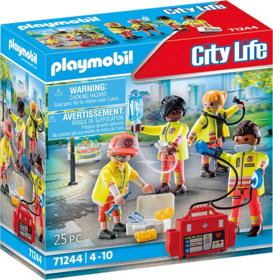 Foto: Playmobil city life reddingsteam 71244