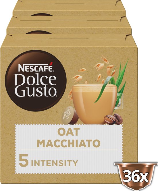 Capsules Nescafé Dolce Gusto Oat Macchiato - café végétalien - 36 tasses à  café | bol.com