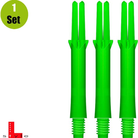 L-Style L-Shaft Locked Straight Green - Dart Shafts van L-Style — afbeelding 3