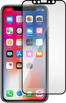 Geschikt voor Apple iPhone X/XS Beveled Gehard Glas Akashi Schokbestendige Screenprotector - Zwart