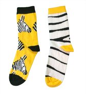 Sockston Socks - Zebra Socks - Animal Socks - Grappige Sokken - Vrolijke Sokken - 36-40
