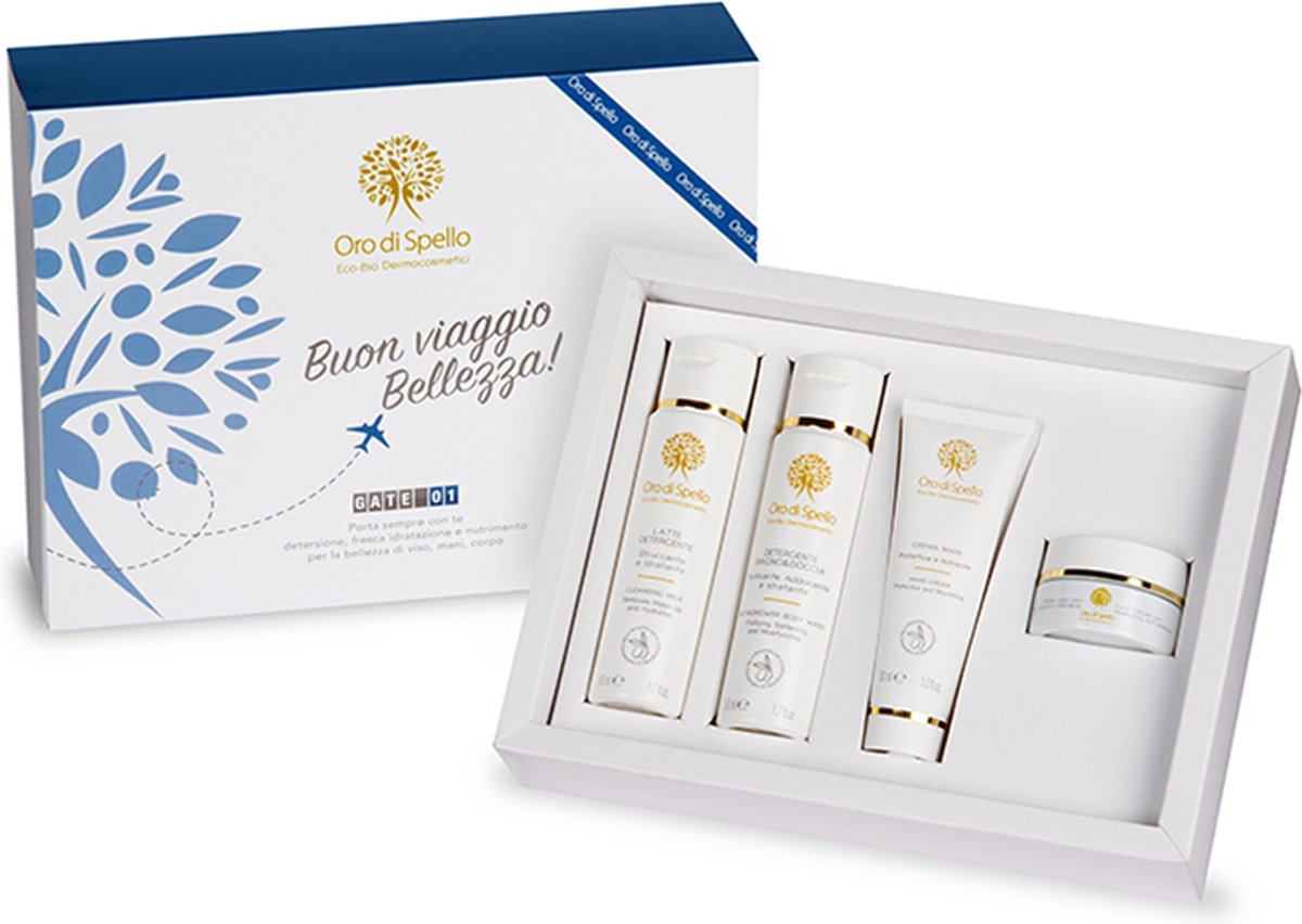 Oro di Spello - Geschenkset face and body - Hypoallergeen - Gold for your beauty rituals