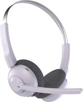JLab Go Work Pop Headset met Microfoon - Draadloze Headset Bluetooth - Noise Cancelling Microfoon - 50 Uur Speeltijd