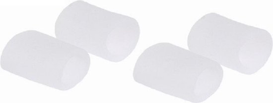 WiseGoods Set Écarteur d'orteil de maïs - Protecteur d'orteil en Siliconen - Pansements cors - Soins des pieds - Santé - Soins 4pcs