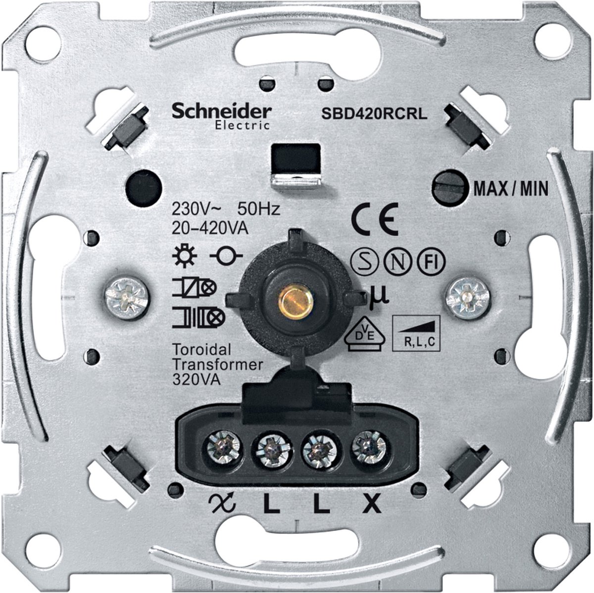 Schneider Electric Merten universele draaidimmer 20-420 W/VA
