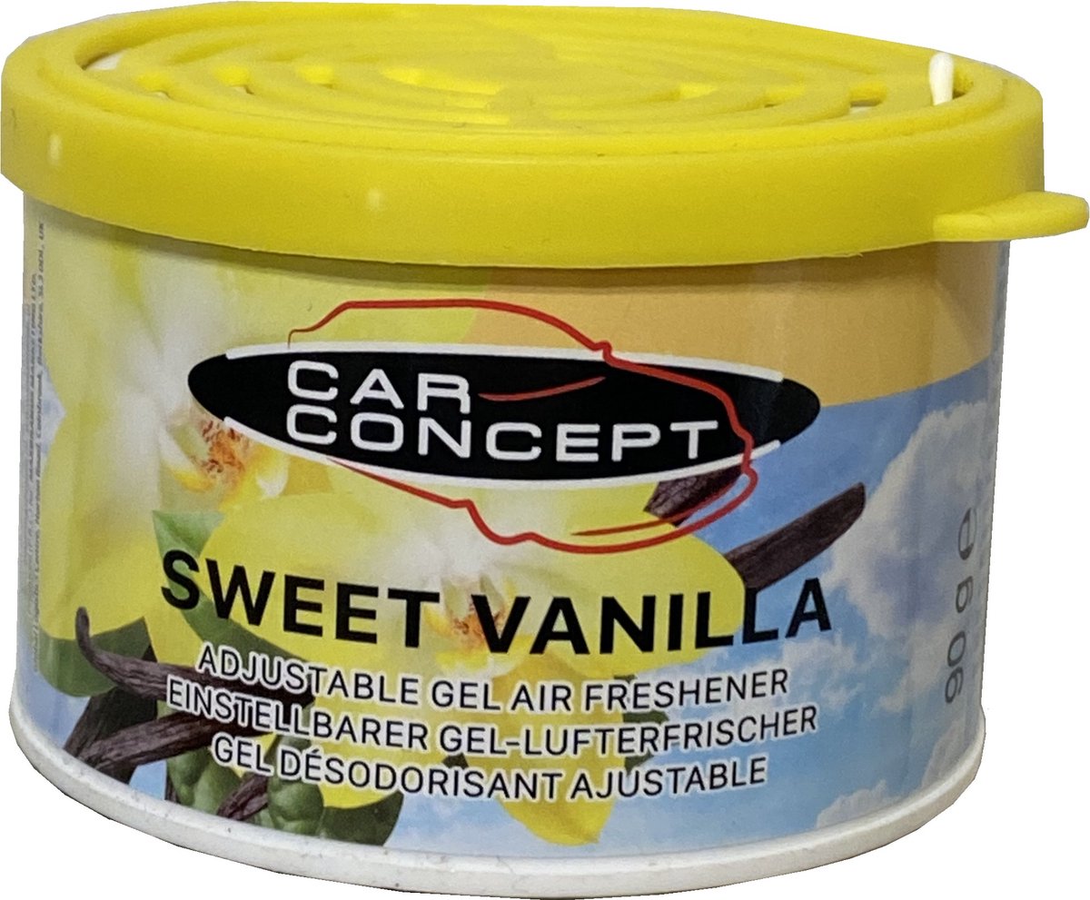 Car Concept Sweet Vanilla Gel Luchtverfrisser 90g