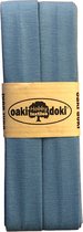 Oaki Doki tricot de luxe biaisband 004 blauw
