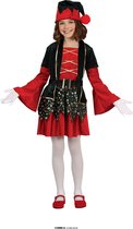 Elf - Costume de Noël & Nouvel An - Lutin de Luxe Enfant Rouge - Fille - rouge, noir - 3 - 4 ans - Halloween - Déguisements