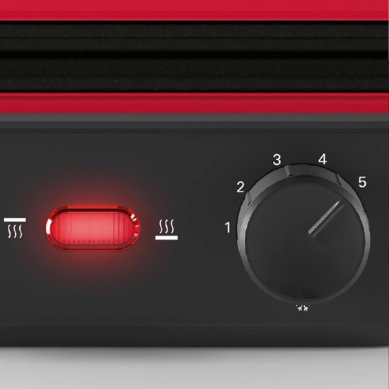 Bosch TCG4104 - Contactgrill Elektrisch - Zwart, Rood van Bosch — afbeelding 2