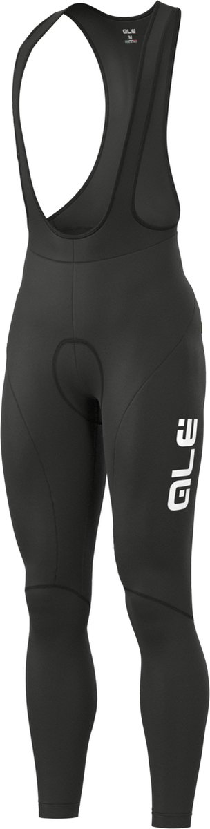 Ale Lange Fietsbroek Solid Winter - Zwart - XXL