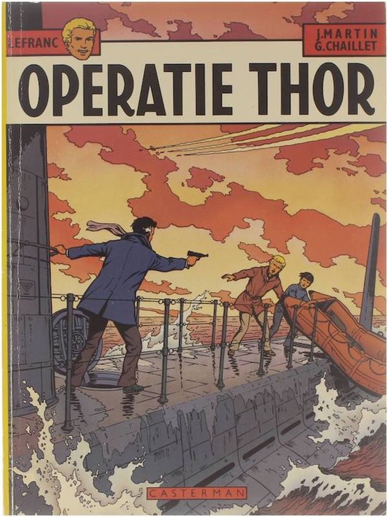 Cover van het boek 'Avonturen van lefranc / 6 operatie thor' van  Martin