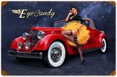 Eye Candy Classic Car Petticoat Zwaar Metalen Bord
