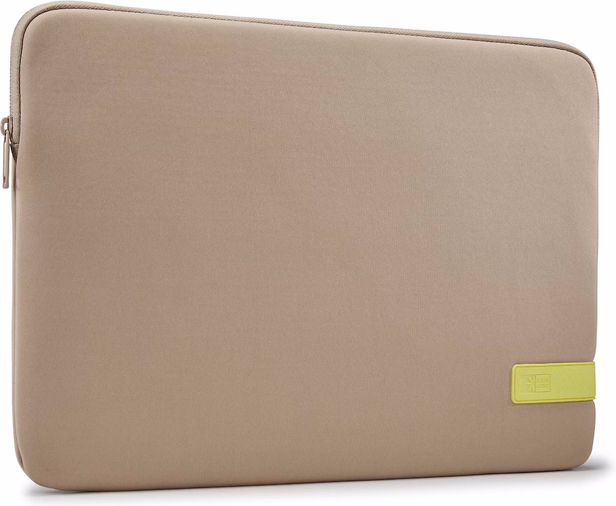 Case Logic Reflect - Laptophoes / Sleeve - 15.6 inch - Taupe/sun lime
