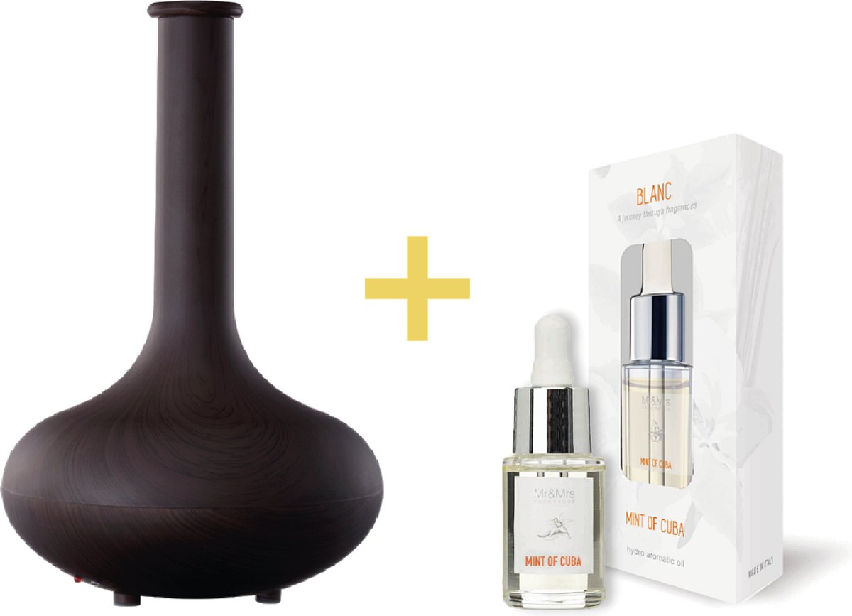 Aroma Diffuser Donkerhout + geurparfum