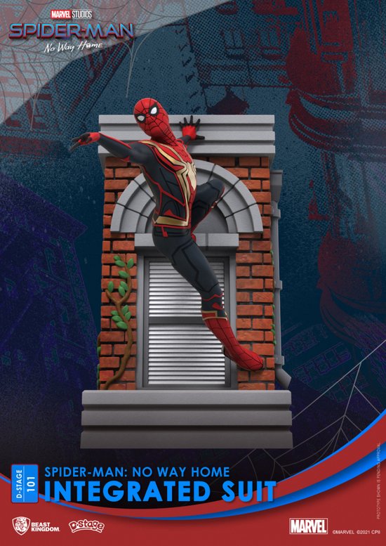 Beast Kingdom - Marvel - Diorama-101 - Spider-Man: No Way Home - Geïntegreerd pak - 15cm