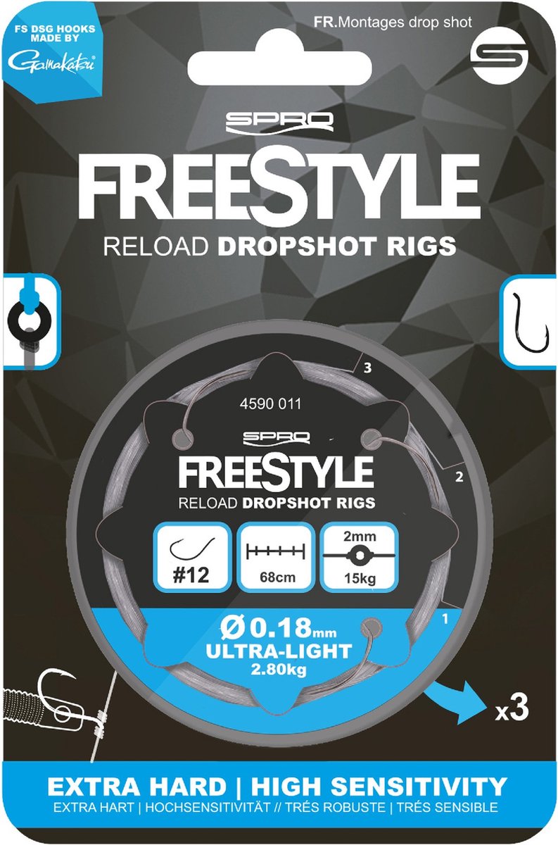 Spro Freestyle Reload Ds Rig 3St.