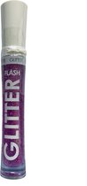Leticia Well - Glitter Lipgloss - Roze/Transparant met zilver glitters - nummer 34 - 1 kunststof flesje met applicator en 6 ml. inhoud