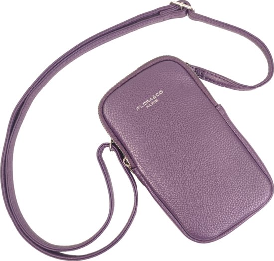 Flora&Co - Crossbody - telefoontasje voor mobiel - gsm - violet/paars