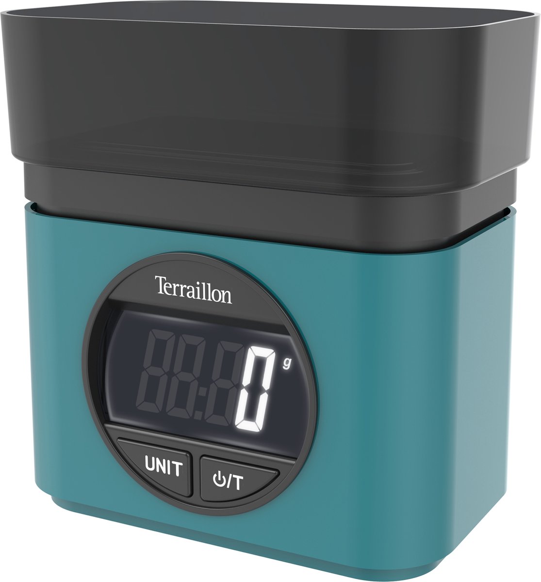 Terraillon BA22 Mythic blauw - retro keukenweegschaal incl schaal