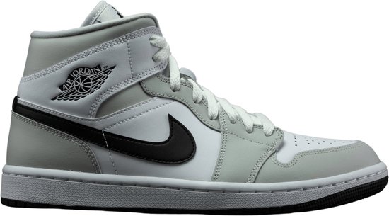 Air Jordan 1 Mid Light Smoke Grey (Women's) - BQ6472-015 - Maat 39 - Grijs  - Schoenen | bol