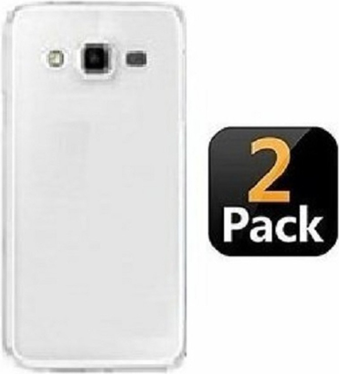Samsung A5 2015 Hoesje TPU Siliconen Transparant 2x