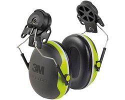 3M PELTOR X4P3 gehoorkappen met helmbevestiging Hi-Viz