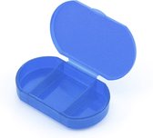 Pilulier - Pilulier - Boîte à médicaments - Klein - 3 compartiments - bleu