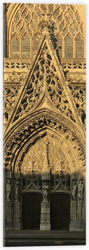 Acrylglas - Kathedraal - Frankrijk - 20x60 cm Foto op Acrylglas (Wanddecoratie op Acrylaat)