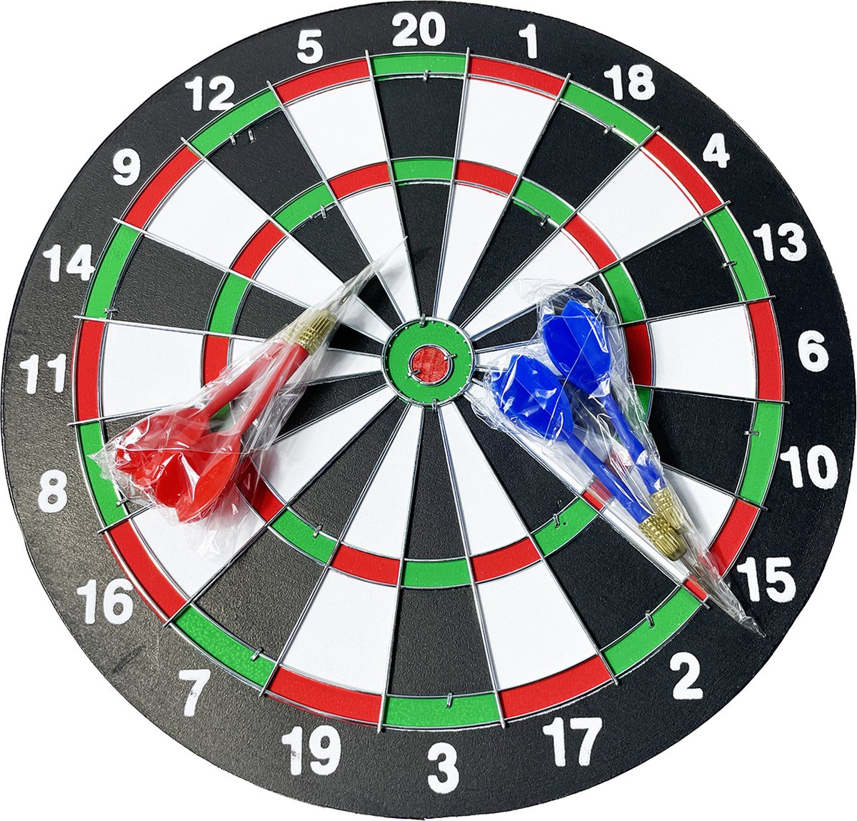 Dartbord 30 cm incl. 4 dartpijltjes Speelgoed Sportief spelen