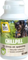 VITALstyle Chillpill - Paarden Supplement - Bij Stress En Spanning - Met o.a. Agaricus Blazei & Calcium - 60 stuks