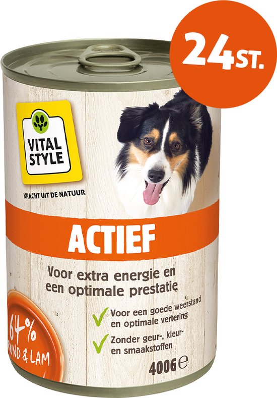 VITALstyle ACTIEF - Natvoer - 400 g - 24 stuks