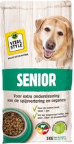 VITALstyle Hond Senior - Hondenbrokken - Extra Ondersteuning Voor De Oudere Hond - Met o.a. Chichoreiwortel & Zoethoutwortel - 5 kg