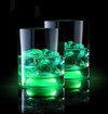Tocco Premium longdrinkglazen kristallen set - innovatief oplichtend door aanraking set cocktailglazen - lichteffect waterglazen set - Verlicht drinkglas beste cadeau (groen, 2)