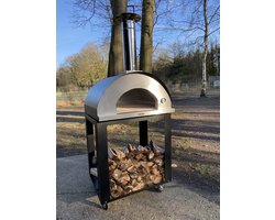 BEEK - Grande - pizzaoven - houtgestookt - Zwart - tot 4 pizza's tegelijk
