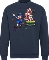 Sweater Carnavalsoptocht | Carnaval | Carnavalskleding Dames Heren | Navy | maat L