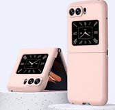 Mobigear Color Phone Case adapté pour Motorola Razr (2022) Hardcase Back Cover Case - Rose