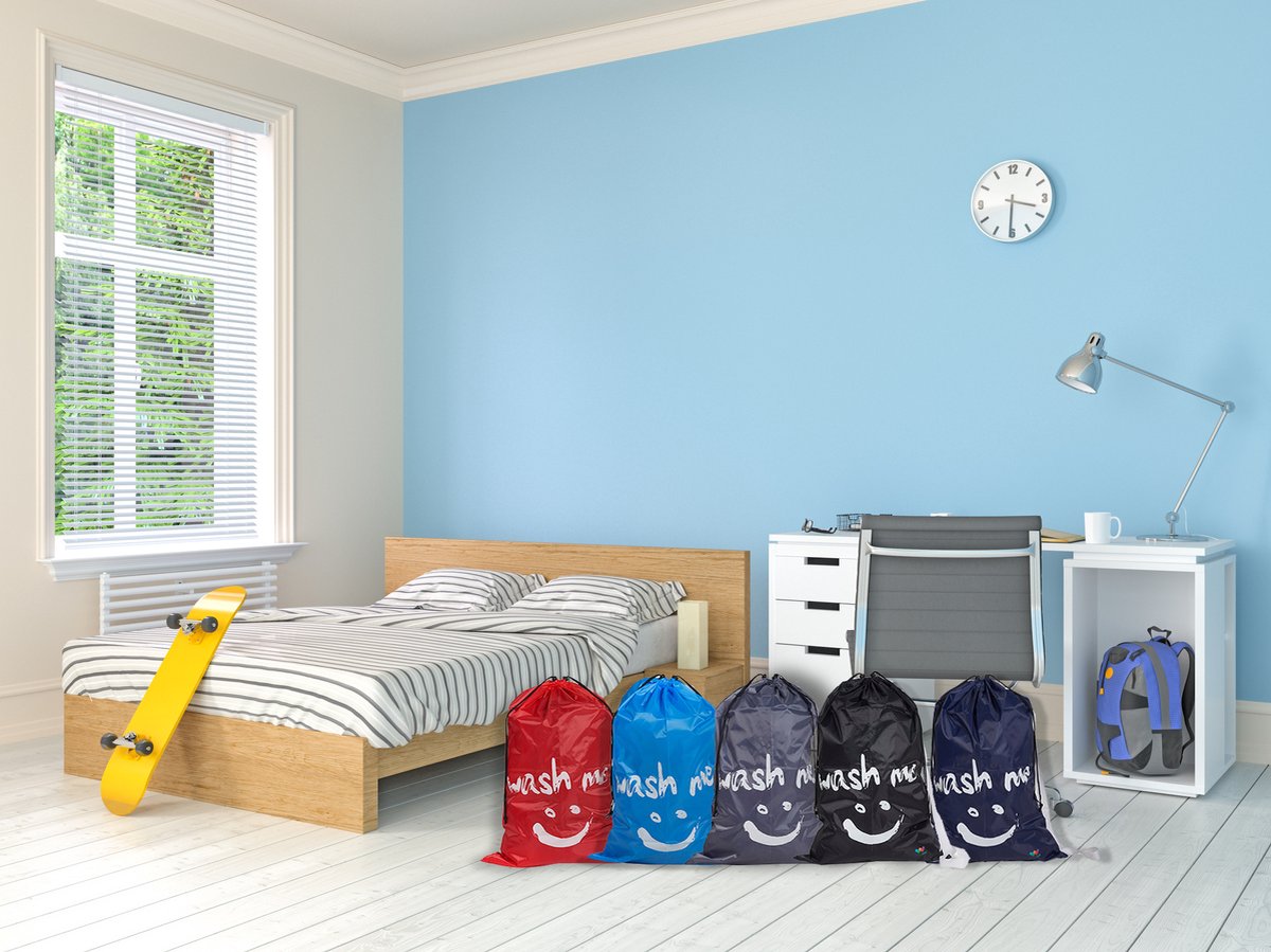 INF Grote waszak 60x90 cm Wit 2-Pack