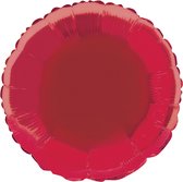 Folieballon Rood 45 cm