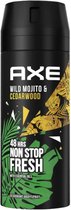 Axe Deodorant Wild Mojito & Cedarwood (6 x 150ml)