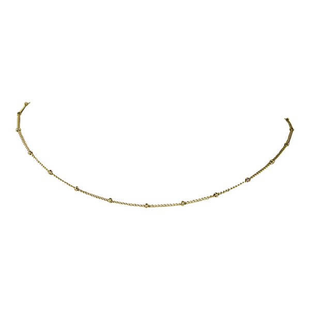 Kalli Ketting Dots 42 cm Goud