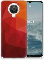 TPU Hoesje geschikt voor Nokia G20 | G10 Polygon Red
