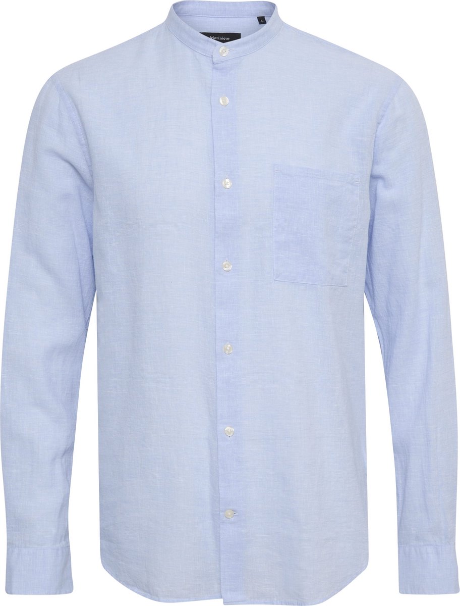 Matinique Overhemd - Slim Fit - Blauw - M