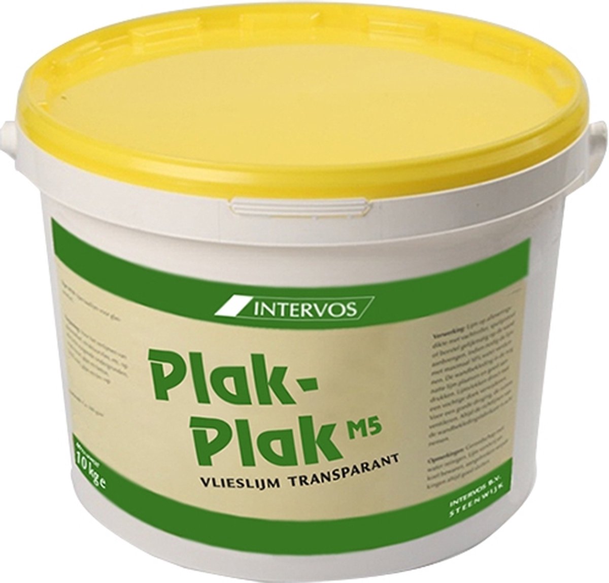 Intervos Plak-Plak Vlieslijm Transparant M5 - 10 Kilogram, M5