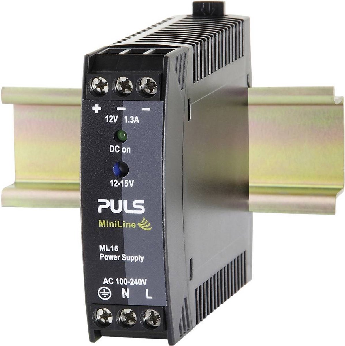 PULS MiniLine ML15.121 DIN-rail netvoeding 12 V/DC 1.3 A 15 W 1 x