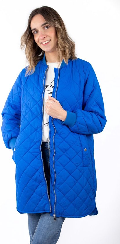 b.young BYCANNA COAT 4 - Blue Strong Blue | bol
