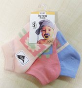 Bébé - chaussettes enfant Basic - 21/23 - unisexe - 90% coton