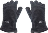 Handschoenen - Halve vingers - Vingerloos - Fleecevoering - Grijs - Large